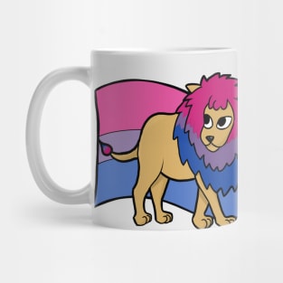 Bisexual Pride Lion Mug